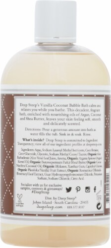 Deep Steep® Vanilla Coconut Bubble Bath Perspective: back