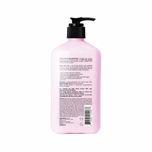Hempz Pomegranate Herbal Body Moisturizer Perspective: back