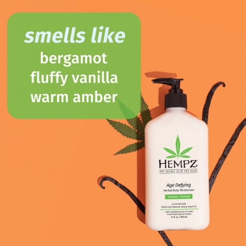 Hempz Age Defying Herbal Body Moisturizer Perspective: back