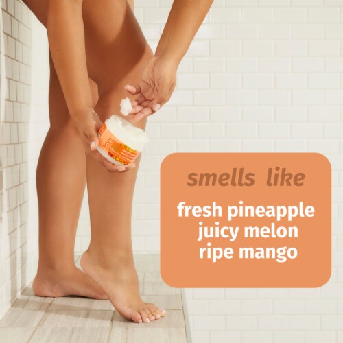 Hempz Sweet Pineapple & Honey Melon Herbal Sugar Scrub Perspective: back