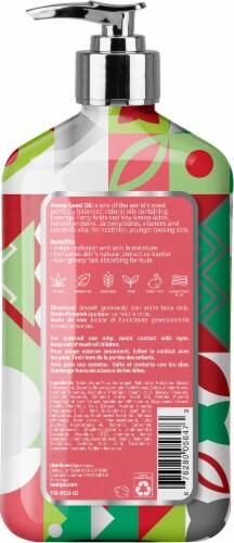 Hempz® Crushed Peppermint Sugar Herbal Body Moisturizer Perspective: back