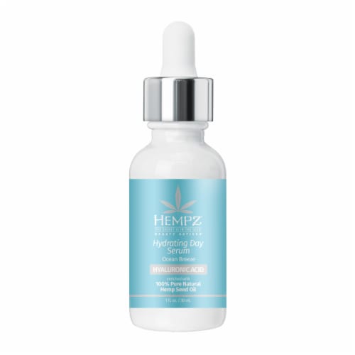 Hempz Beauty Actives Ocean Breeze Hydrating Day Facial Serum with Hyaluronic Acid Perspective: back