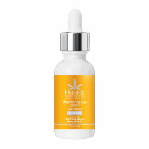 Hempz Beauty Actives Citrus Blossom Brightening Day Facial Serum with Vitamin C Perspective: back