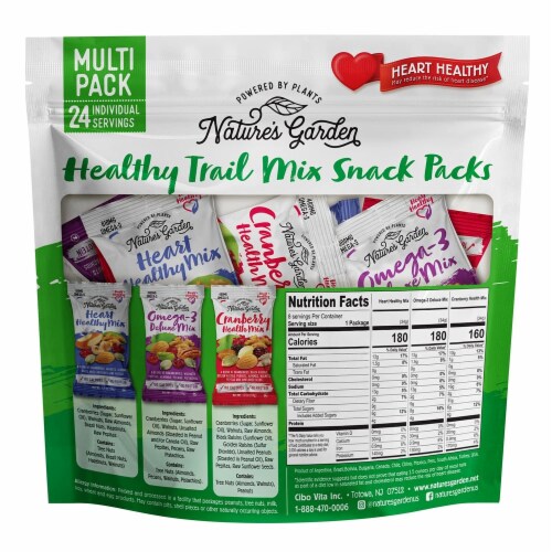 Nature's Garden Healthy Trail Mix, Nutritious Snack, 28.8 Oz Perspective: back
