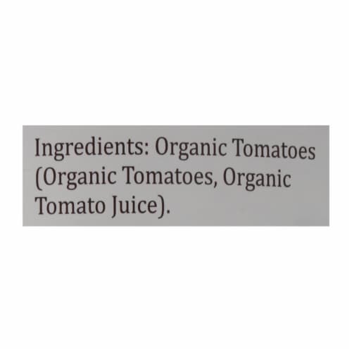 Organico Bello® Organic Premium Whole Peeled Tomatoes Perspective: back