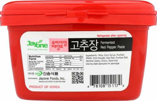 JayOne Fermented Red Pepper Paste Perspective: back