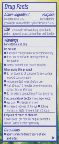 Clear Eyes® Itch Relief Eye Drops Perspective: back