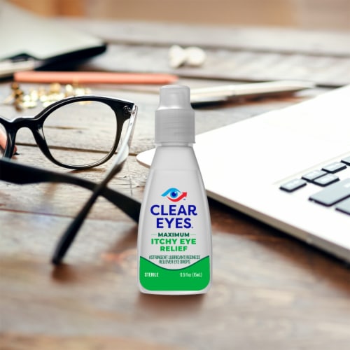 Clear Eyes Max Itchy Eye Relief Eye Drops Perspective: back