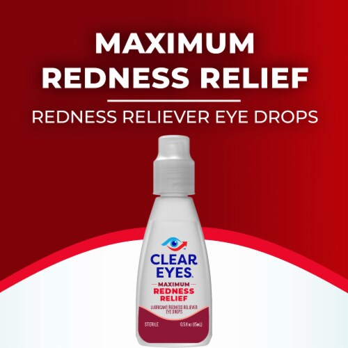 Clear Eyes Max Redness Relief Eye Drops Perspective: back