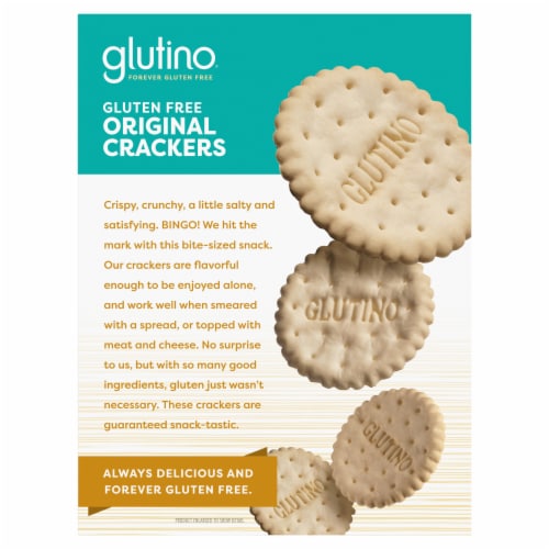 Glutino Original Gluten Free Crackers Perspective: back