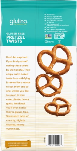 Glutino® Gluten Free Pretzel Twists Perspective: back