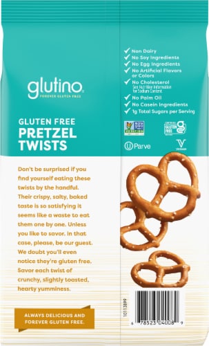 Glutino Pretzel Twists Perspective: back