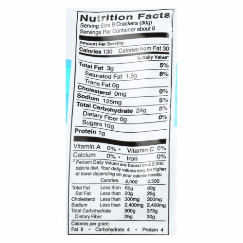 Glutino® Gluten Free Original Animal Crackers Perspective: back