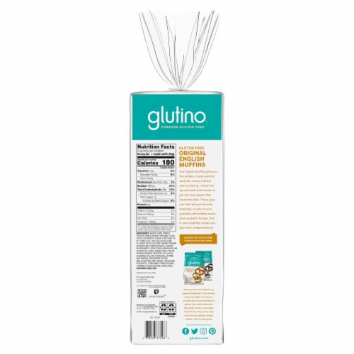 Glutino Gluten Free English Muffins Perspective: back