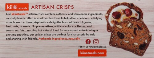 Kii Naturals Artisan Crisps Cranberry Pumpkin Seed Perspective: back