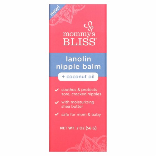 Mommy's Bliss Lanolin Nipple Balm + Coconut Oil - 2 oz (56 g) Perspective: back