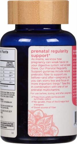 Mommy's Bliss Prenatal Regularity Gummies Perspective: back