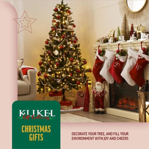 Klikel Santa Christmas Ornament - Silver Christmas Ornament