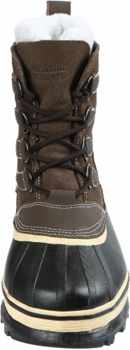 Northside Back Country Men's Winter Snow Boots - Brown Perspective: back