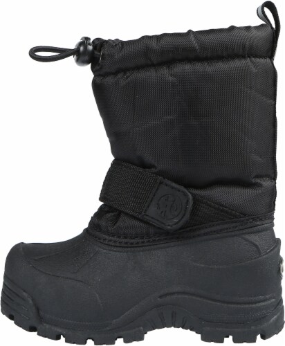 Northside Frosty Toddler Boys' Winter Snow Boots - Black Perspective: back