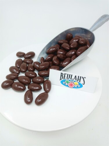 No Sugar Added Dark Chocolate covered Almonds 5 pounds Perspective: back