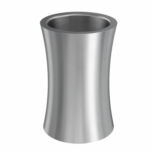 Stainless Steel Slim Double Wall Wine Cooler Perspective: back