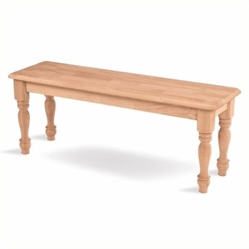 Unfinished discount furniture bench