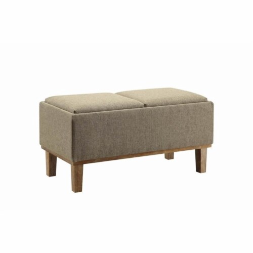 Pemberly Row Ottoman in Sandstone Perspective: back