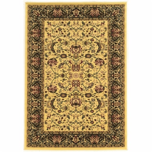 Riverbay Furniture 8' x 10' Area Rug in Cream Perspective: back