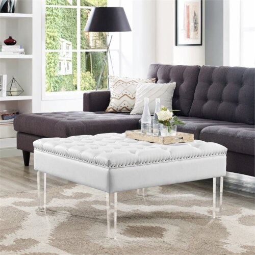 Oversized tufted ottoman deals