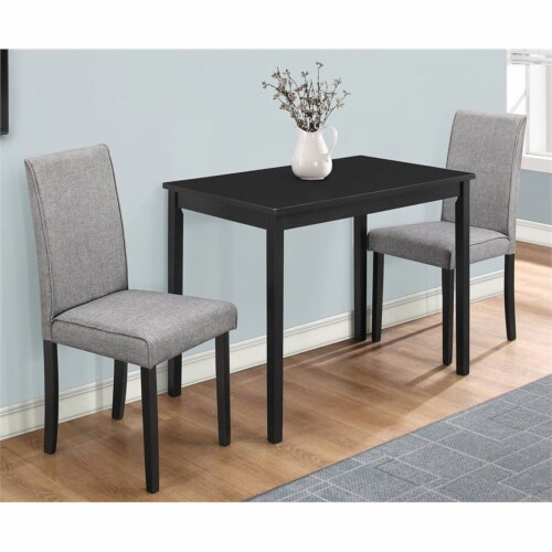 Black Grey Top Table Set 3Pcs Set Black Grey Top Table Set 3Pcs Set