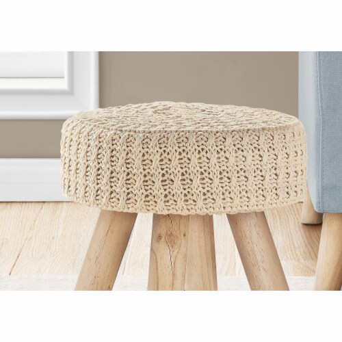 Knit ottoman clearance with legs