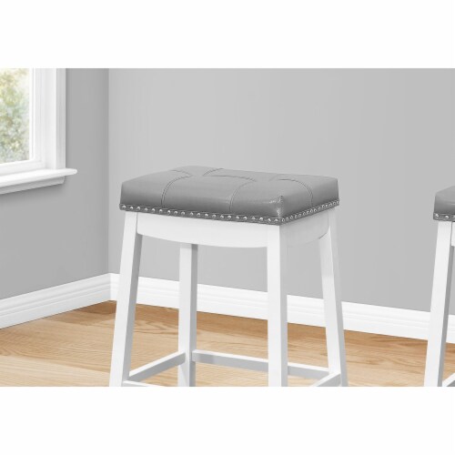 Leather saddle hotsell seat bar stools