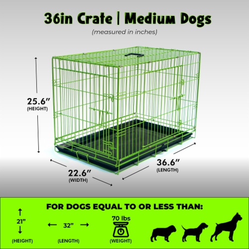 Brand New Pet Bundles 30x19x21 Dog Crate 2 Doors & Tray $50/Folding Wire  Pre Assembled Dog Cage Bundle Pick Your Colors & Toys Pet Supply New Jauala  for Sale in Rancho Cucamonga