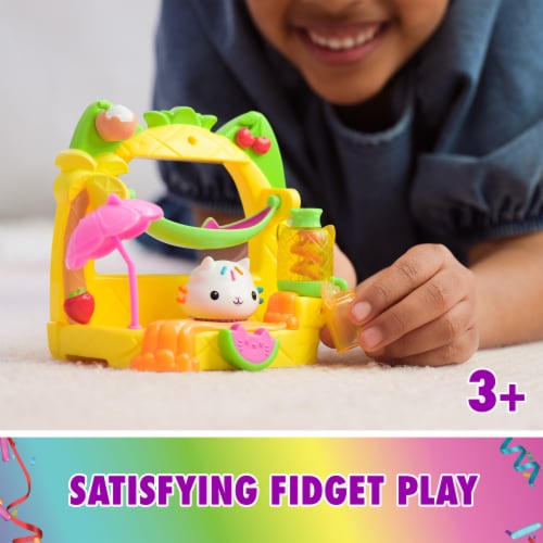 Gabby's Dollhouse Cakey's Fruit Smoothie Party Balcony Playset Perspective: back