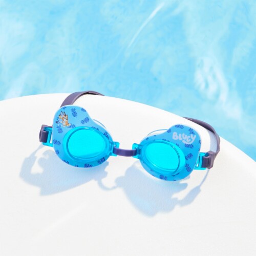 Swimways Bluey Kids Swim Goggles Perspective: back