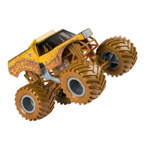 Monster Jam Official Earth Shaker Monster Truck Collector Die-Cast Vehicle Perspective: back