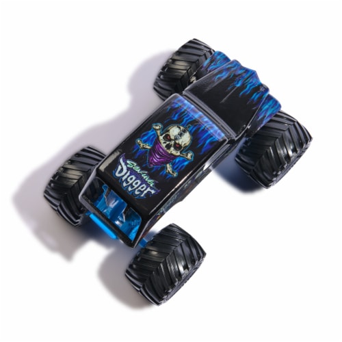 Monster Jam Official Son-uva Digger Monster Truck Collector 1:24 Scale Die-Cast Vehicle Toy Perspective: back