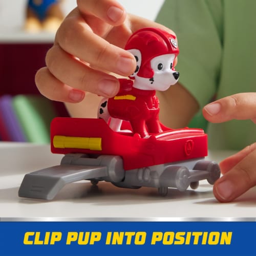 Paw Patrol Action Pups Marshall Action Figure & Hoverboard Airplane Toy with Foldable Wings Perspective: back