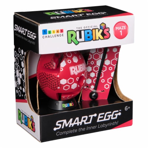 Rubik’s® Cube Smart Egg™ Puzzle - Red Perspective: back