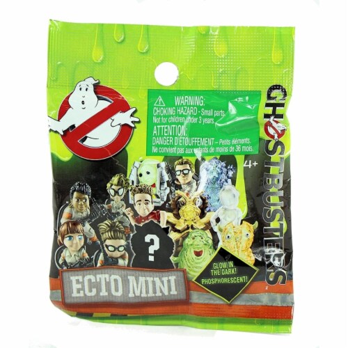 Ghostbusters Ecto Minis Blind Bags 10-Pack Glow in Dark Ghosts Mystery Figures Mattel Perspective: back