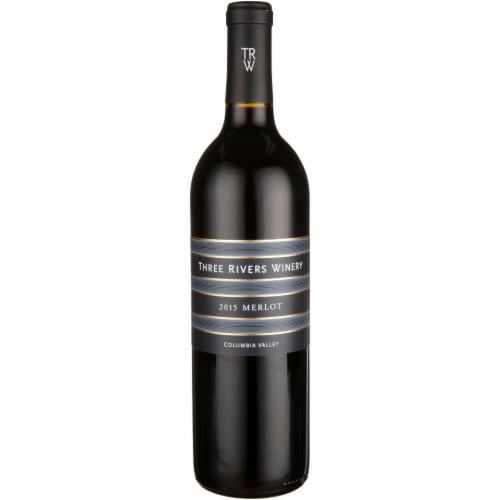 Three Rivers Winery Merlot Washington Red Wine Perspective: back