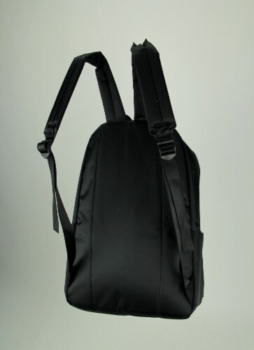 Black and White Eyeball Backpack with Laptop Sleeve Perspective: back