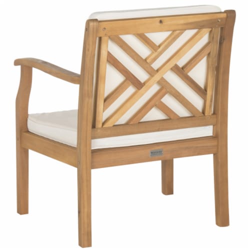 Safavieh PAT6718A 5 Piece Anaheim Coffee Set, Teak Brown & Beige Perspective: back