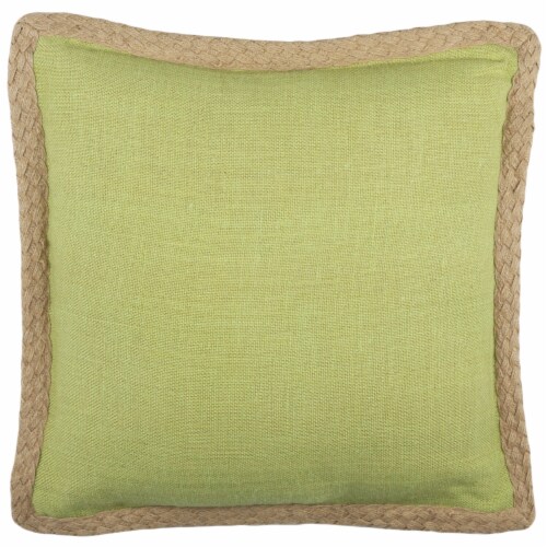 SAFAVIEH Sweet Sorona Pillow Set of 2 Green Perspective: back