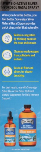 Sovereign Silver® Immune Support Vertical Spray Perspective: back