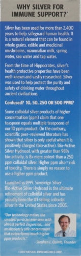 Sovereign Silver Immune Support Fine-Mist Spray Perspective: back