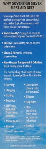 Natural Immunogenics  Sovereign Silver® First Aid Gel Perspective: back