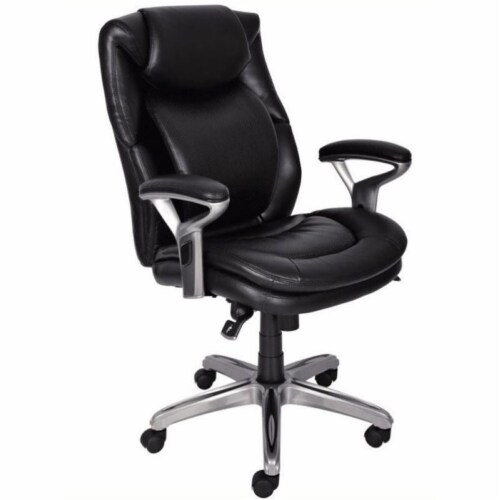 Bowery Hill Bonded Leather Office Chair in Black, 1 - Fred Meyer