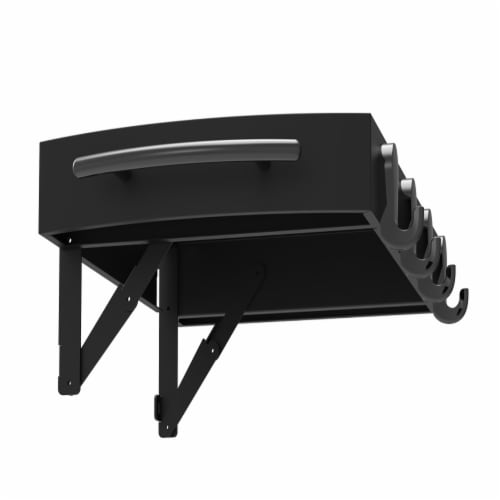 New Louisiana Grills Founders Premier Side Shelf Black Perspective: back